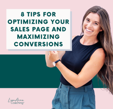 8 Tips for Optimizing Your Sales Page and Maximizing Conversions
