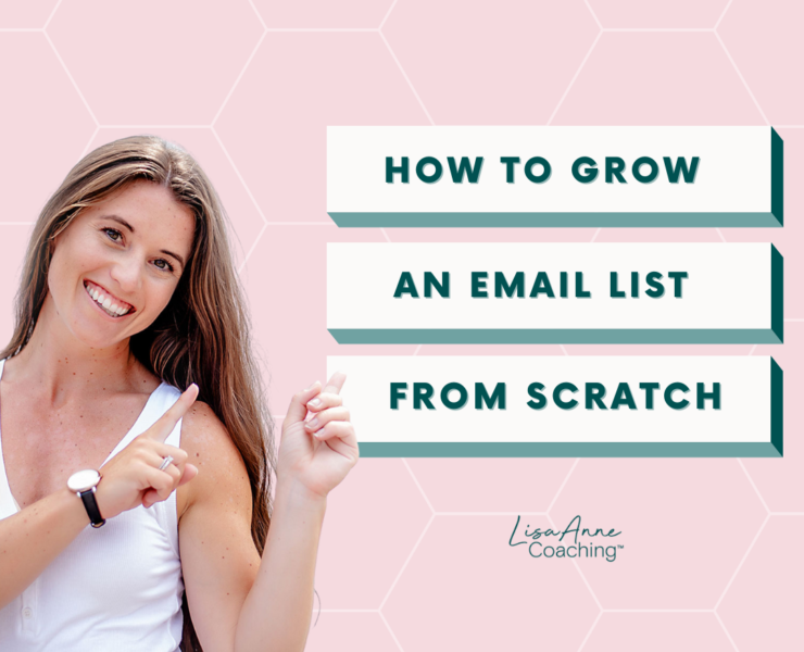 How to Grow an Email List From Scratch: The Ultimate Guide for Business Owners and Marketers | Lisa Anne Coaching
