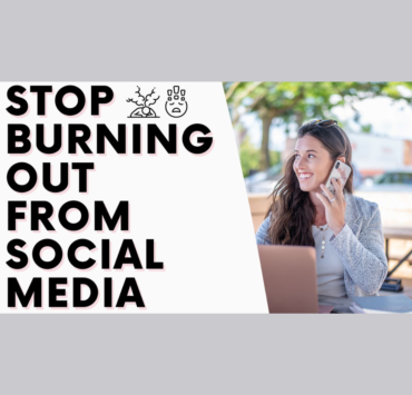 avoid burnout on social media